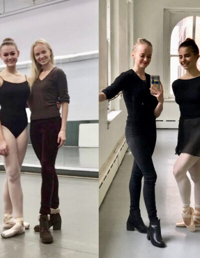 private ballet teacher with student